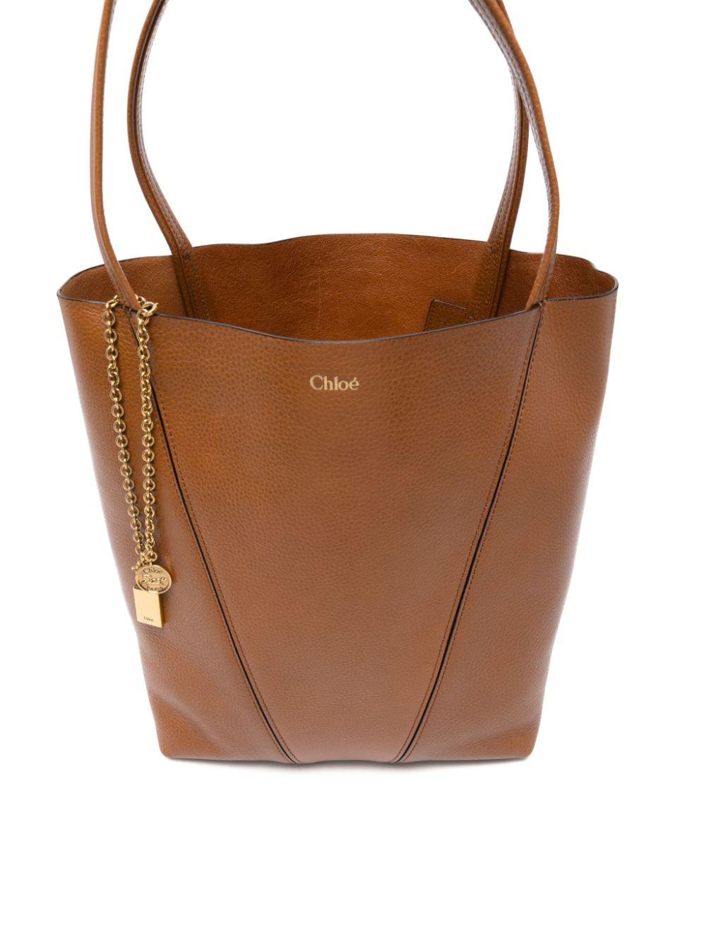 Medium Spin tote bag<BR/><BR/><BR/> CHC25SS811N84 26M CHLOÉ 