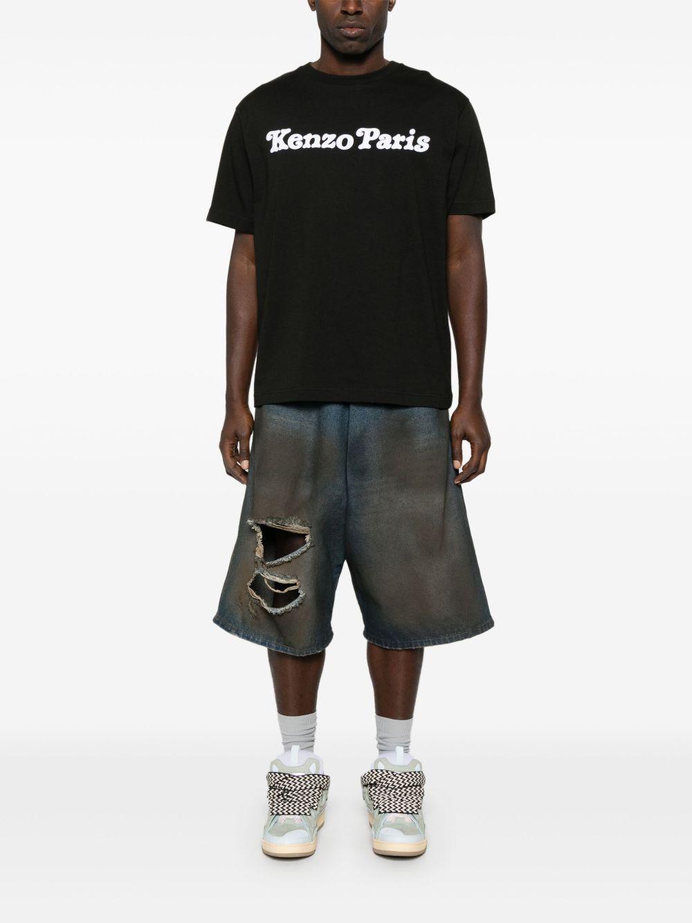 x Verdy flocked-logo T-shirt<BR/><BR/><BR/> FF55TS4994SG 99J KENZO 