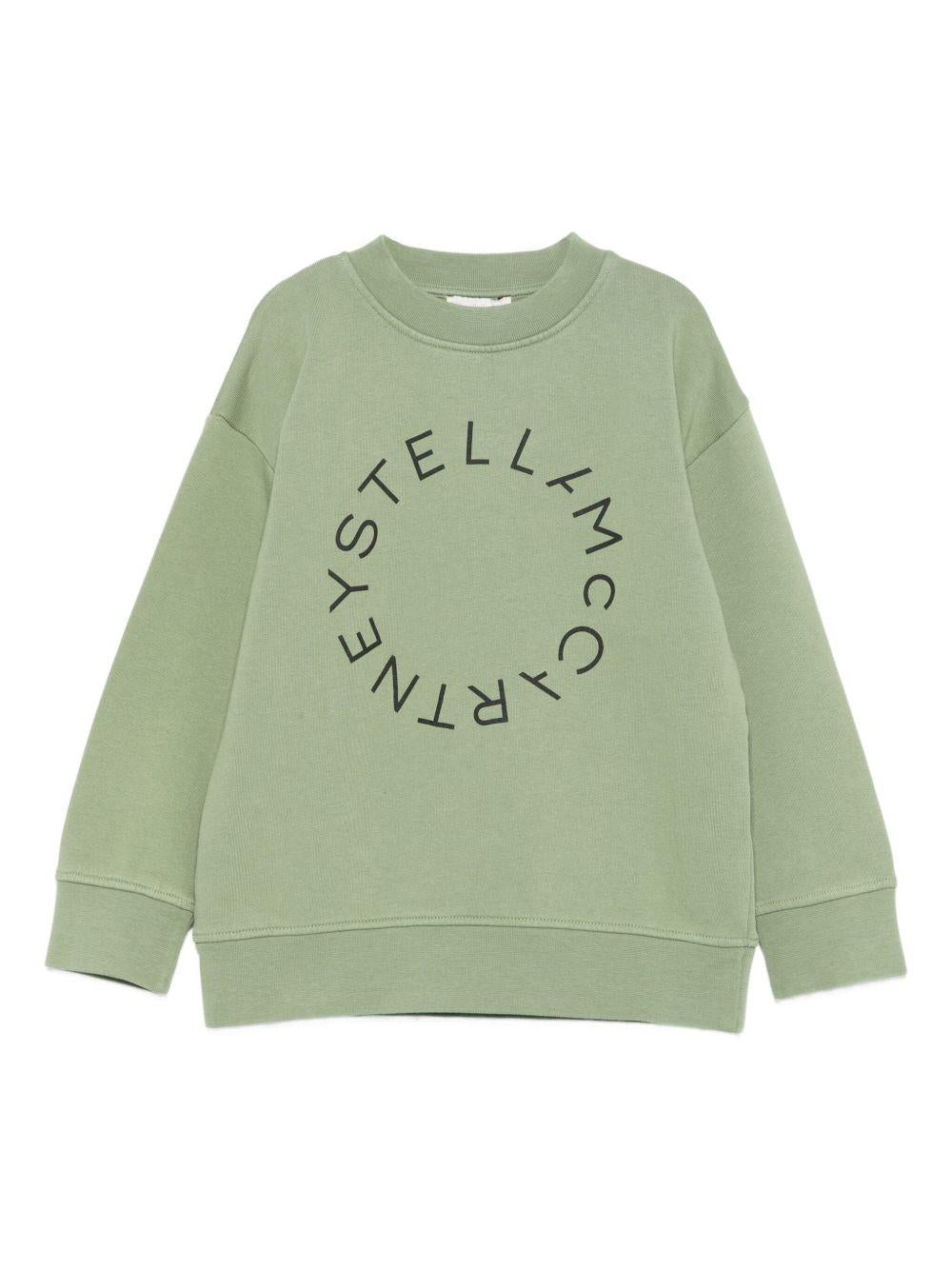 Logo Graphic Crewneck Sweatshirt TX4R90 Z0453727 STELLA McCARTNEY KIDS 