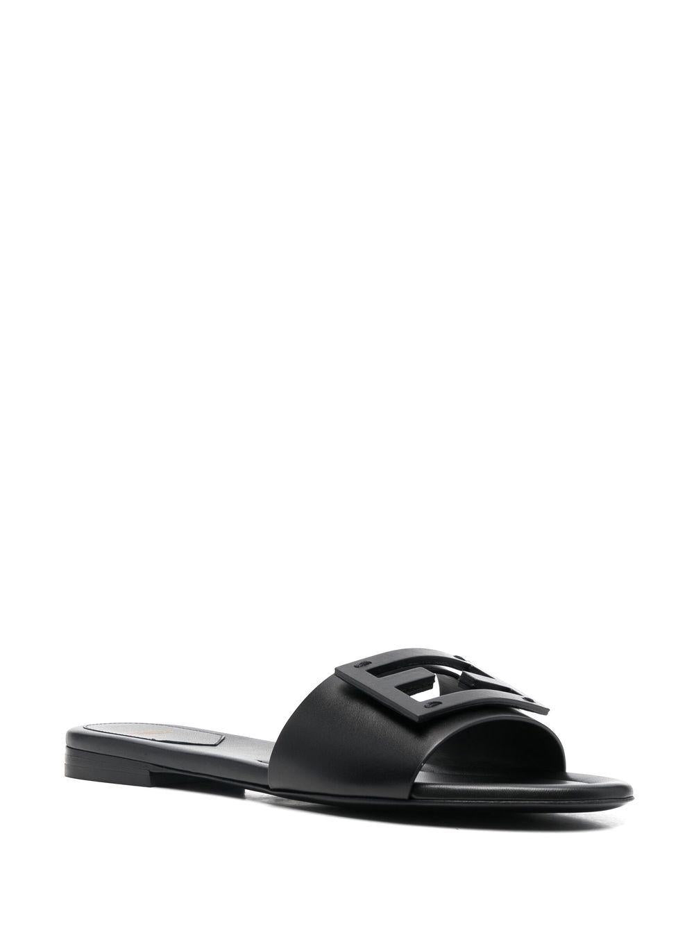 Baguette Leather Slides 8R8136 AE7TF0ABB FENDI 