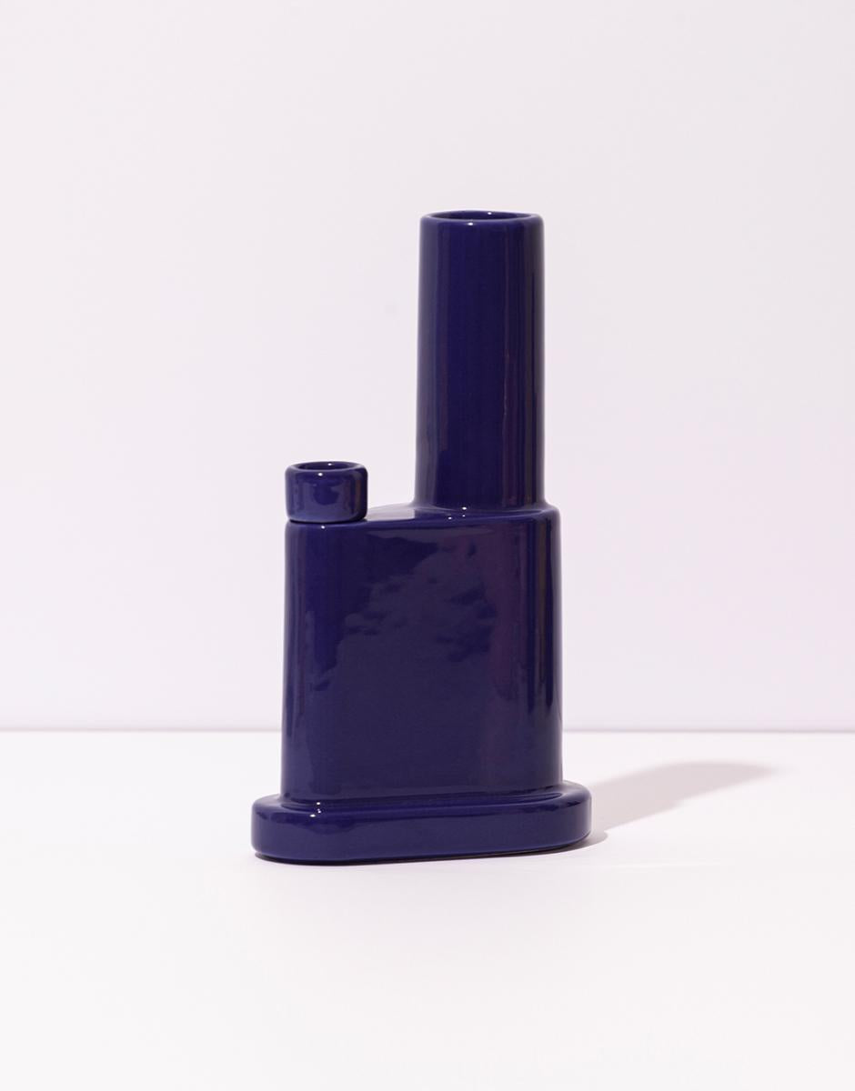 Blu handcrafted Ceramic Bong SB001 1001SB BLUE WEED'D 