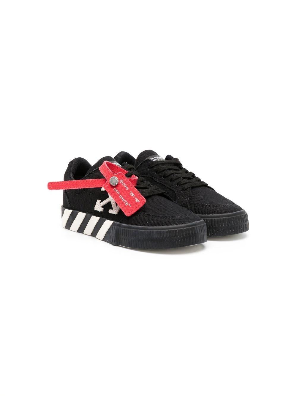 Vulcanized lace-up sneakers OBIA003C99FAB001 1001 OFF-WHITE KIDS 