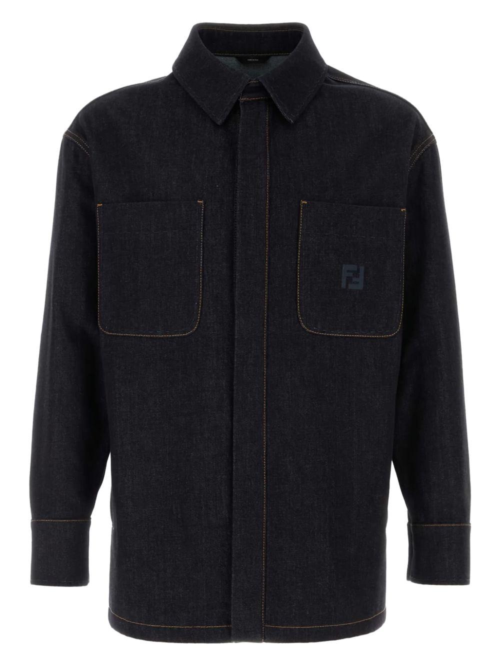 Denim shirt jacket<BR/><BR/> FW1321 AUAGF1RXI FENDI 