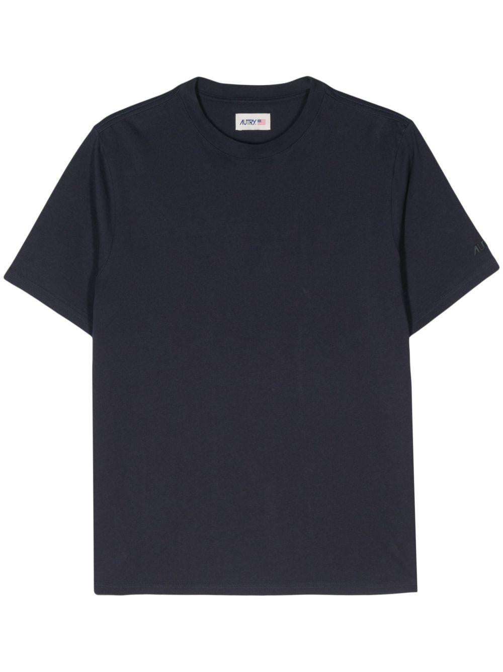 Logo T-shirt TSPM A7CBCOTTON BLUE AUTRY 