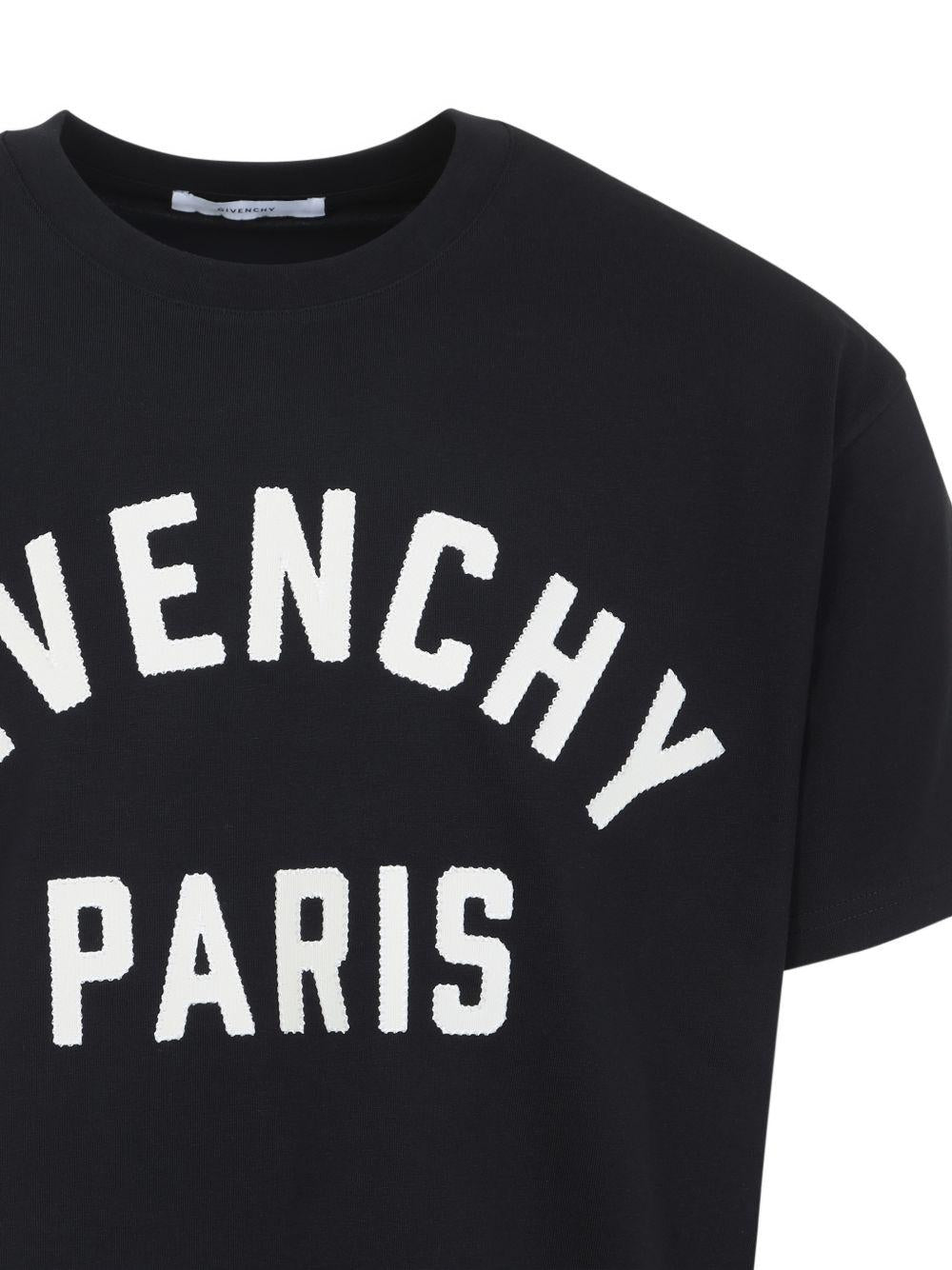 T-shirt with GIVENCHY Paris embroidery BM71NK3YRS 004 GIVENCHY 
