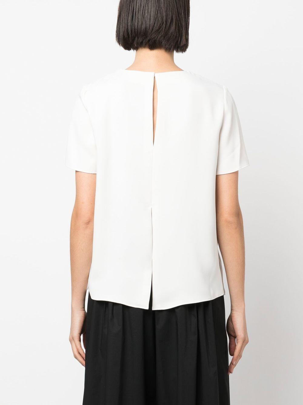 Short-sleeved cady blouse<BR/><BR/> D312430 PANTY002 P.A.R.O.S.H. 