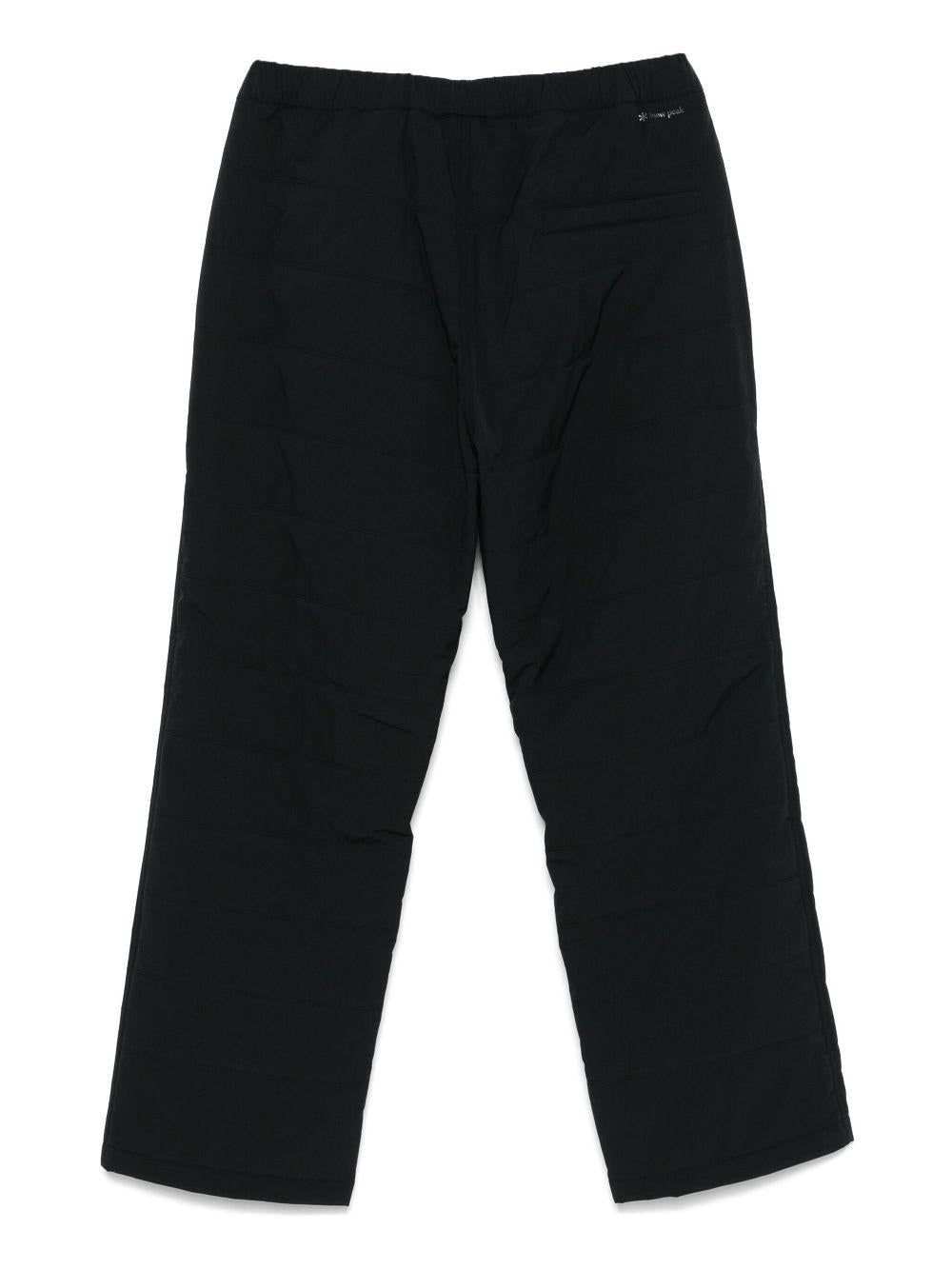 Flexible insulated trousers<BR/><BR/> PA-24AU003 BLACK SNOW PEAK 