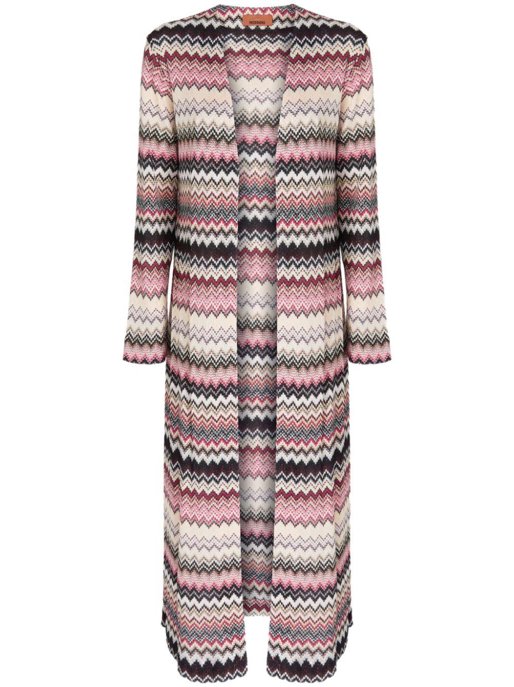 Zigzag long cardigan<BR/><BR/><BR/> DS25SM0K BR00ZVSM9KQ MISSONI 