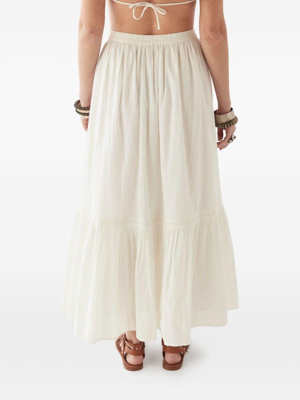 luisa skirt LUISA WHITE LILLIES MAISON HOTEL 