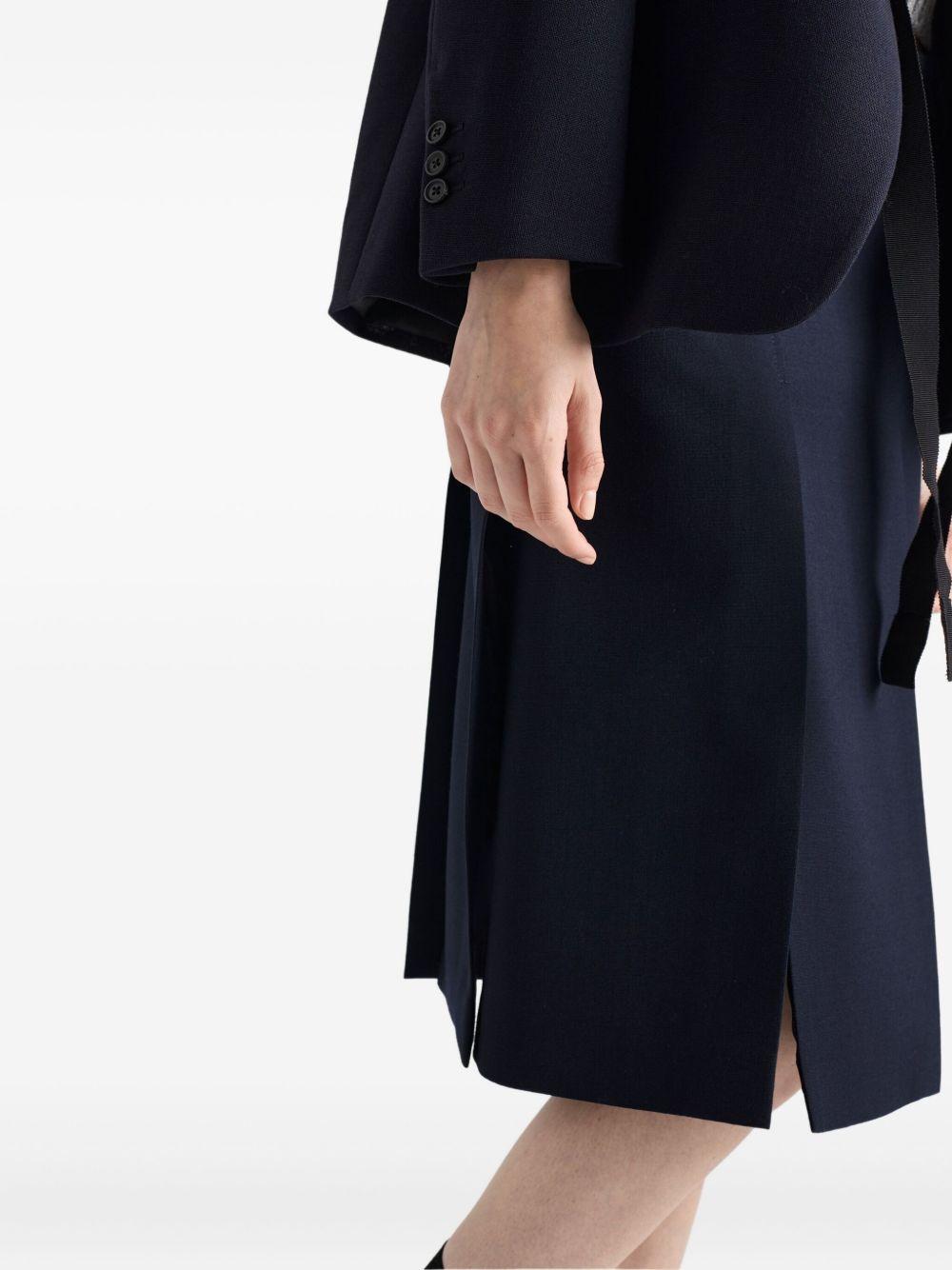 Wool hopsack skirt P117ZS-OOO 17VZF0008 PRADA 