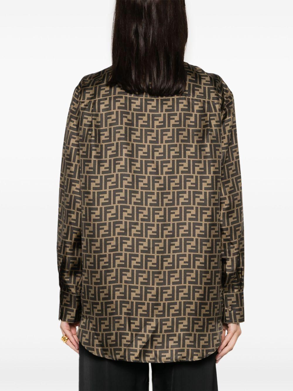 Oversized flowing shirt FS8107 A8G3F118W FENDI 