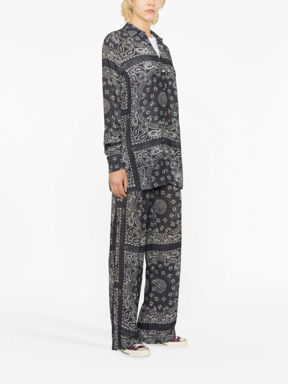 Bandana-print shirt<BR/><BR/> GWP00819 P00125760318 GOLDEN GOOSE 