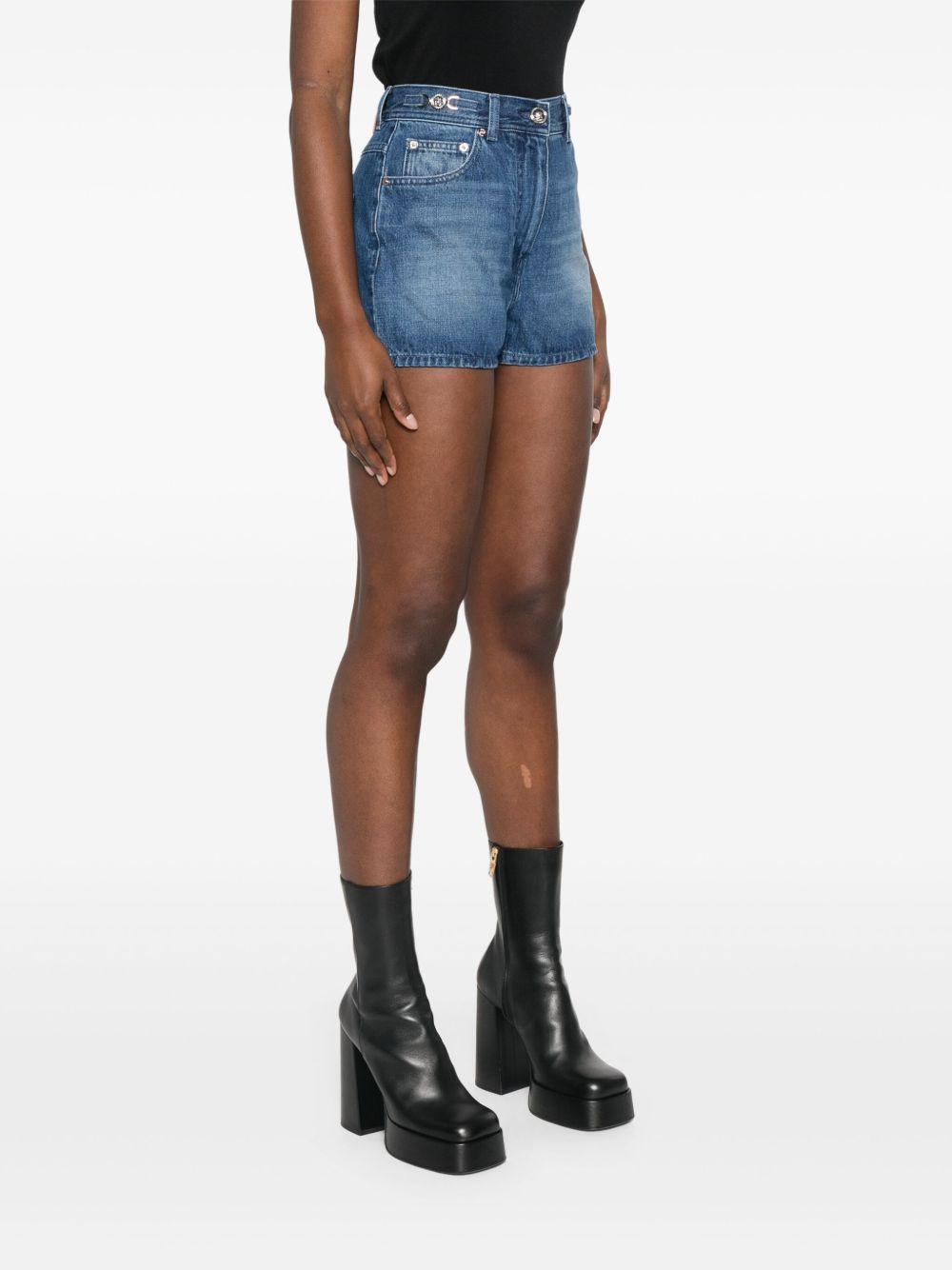 Denim shorts<BR/><BR/><BR/> 1018194 1A136501D800 VERSACE 