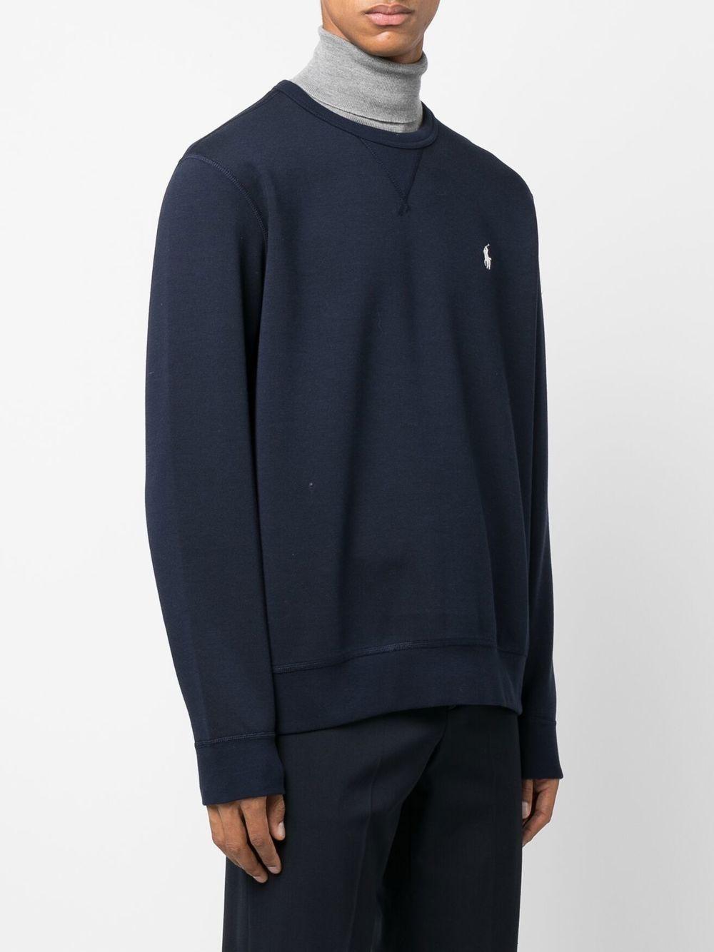 Maglione girocollo con ricamo<BR/><BR/><BR/> 710888284001 AVIATOR NAVY POLO RALPH LAUREN 