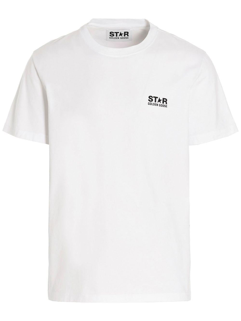 Logo-print T-shirt<BR/><BR/><BR/> GMP01220 P00087910283 GOLDEN GOOSE 