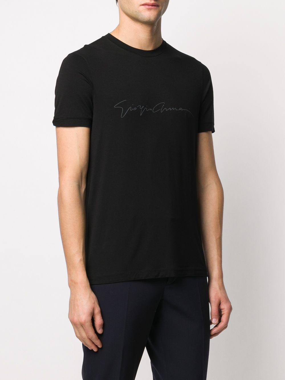 signature print T-shirt 6GST56 SJP4ZUC99 GIORGIO ARMANI 