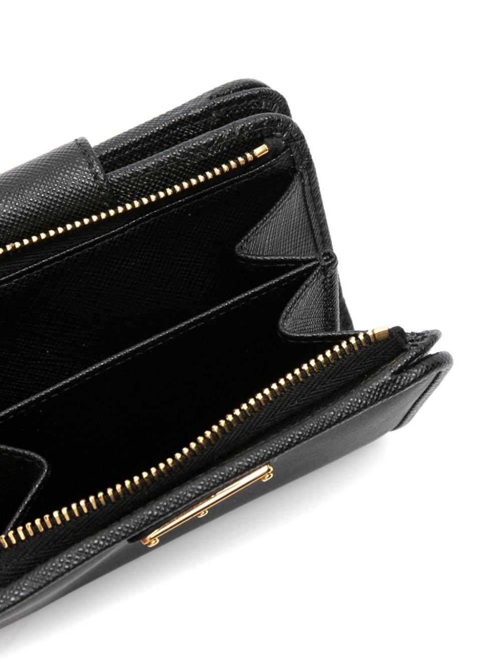 Enamel triangle-logo wallet<BR/><BR/><BR/> 1ML018 2DMIF0002 PRADA 