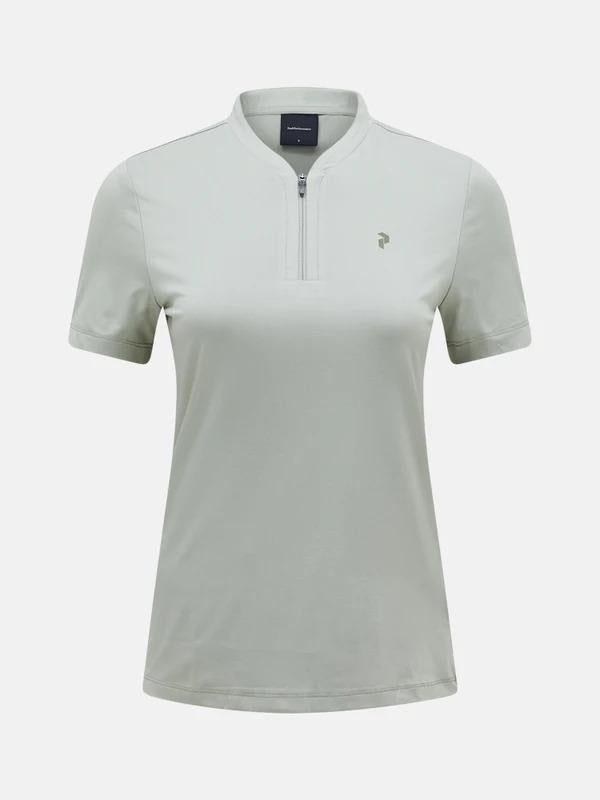 Turf zip shortsleeve top G79496050 LIMIT GREEN PEAK PERFORMANCE 