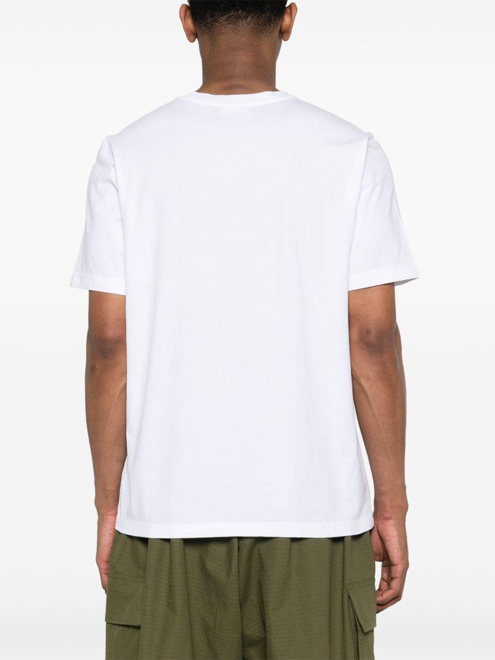 Speedy Fox cotton T-shirt<BR/><BR/> MM00125KJ0008 P100 MAISON KITSUNÉ 