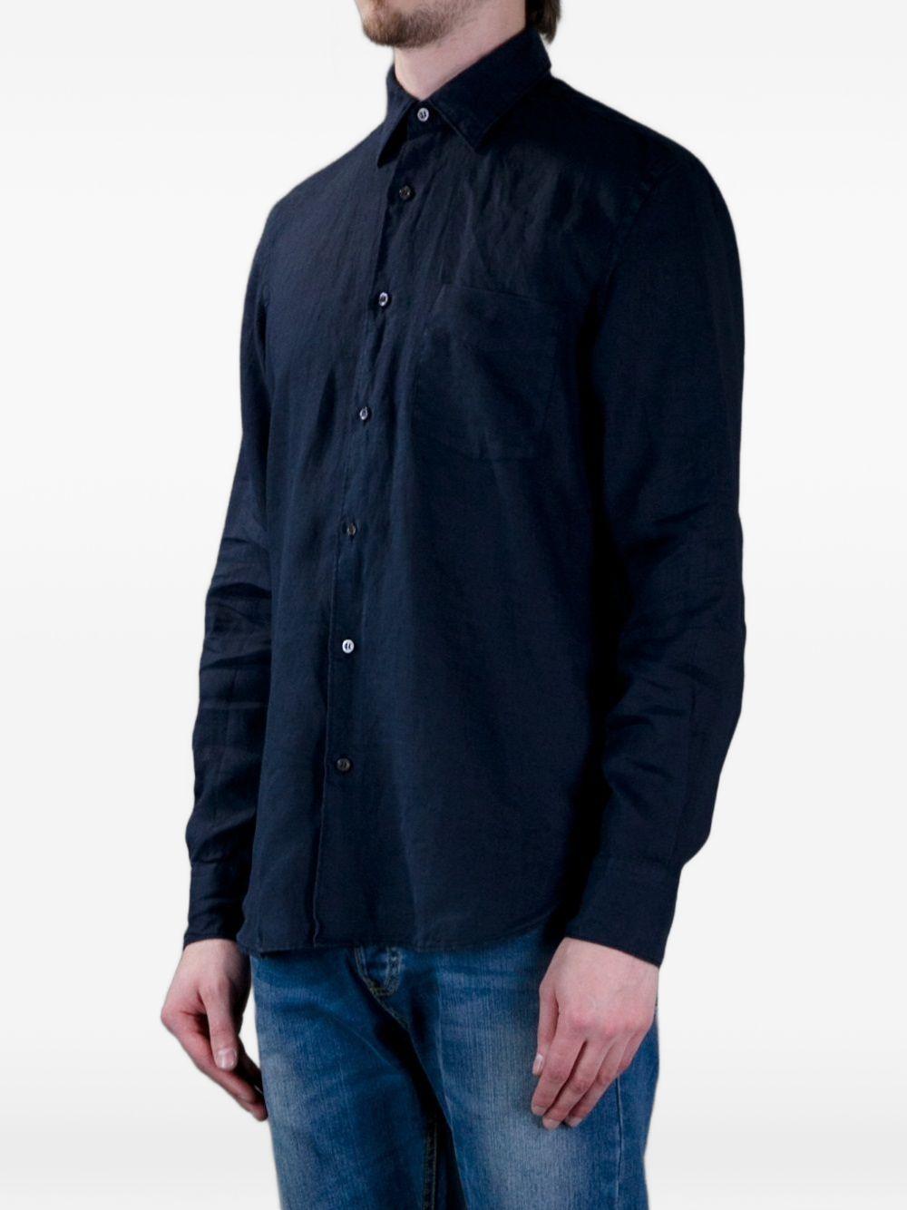 Long Sleeve linen Shirt S6_A_CE36 C19585098 ASPESI 