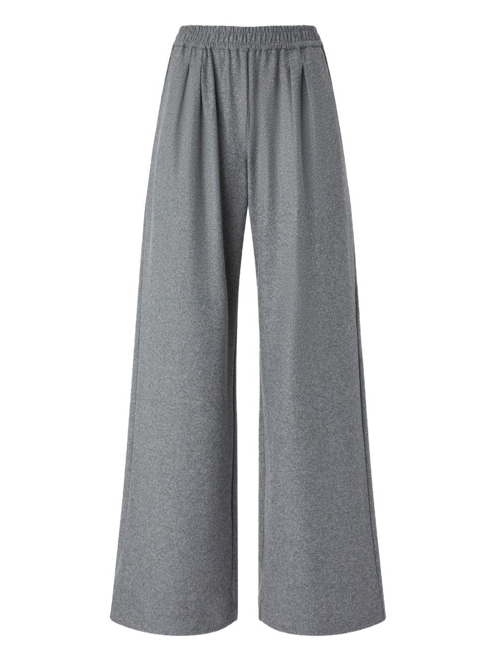 Wide-leg long trousers in wool blend 106118 A2ZUI76 PINKO 