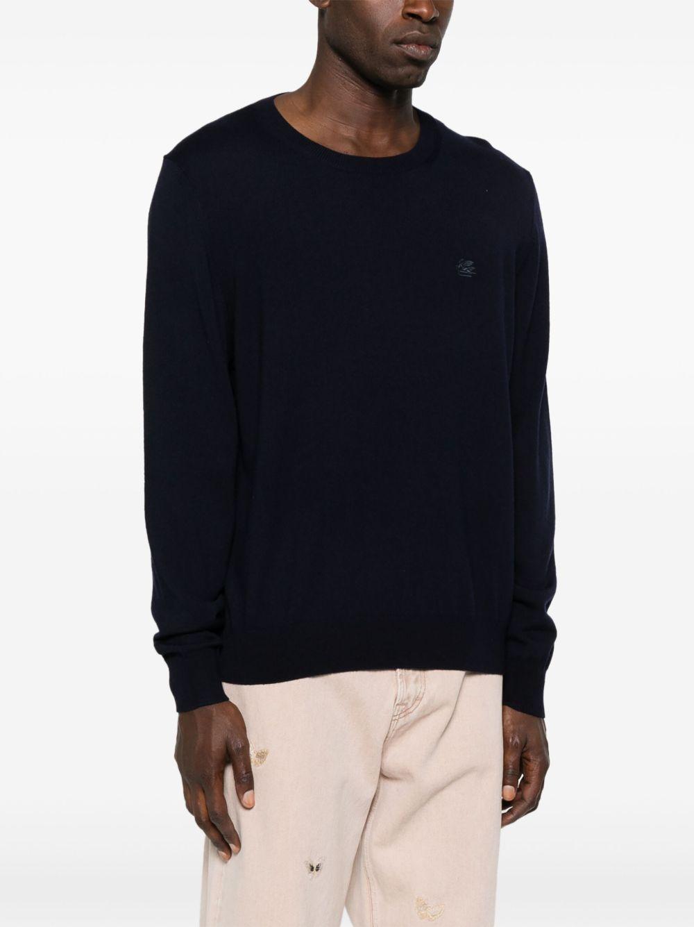 Wool jumper with embroidered monogram MRKF0096 AL291B0665 ETRO 