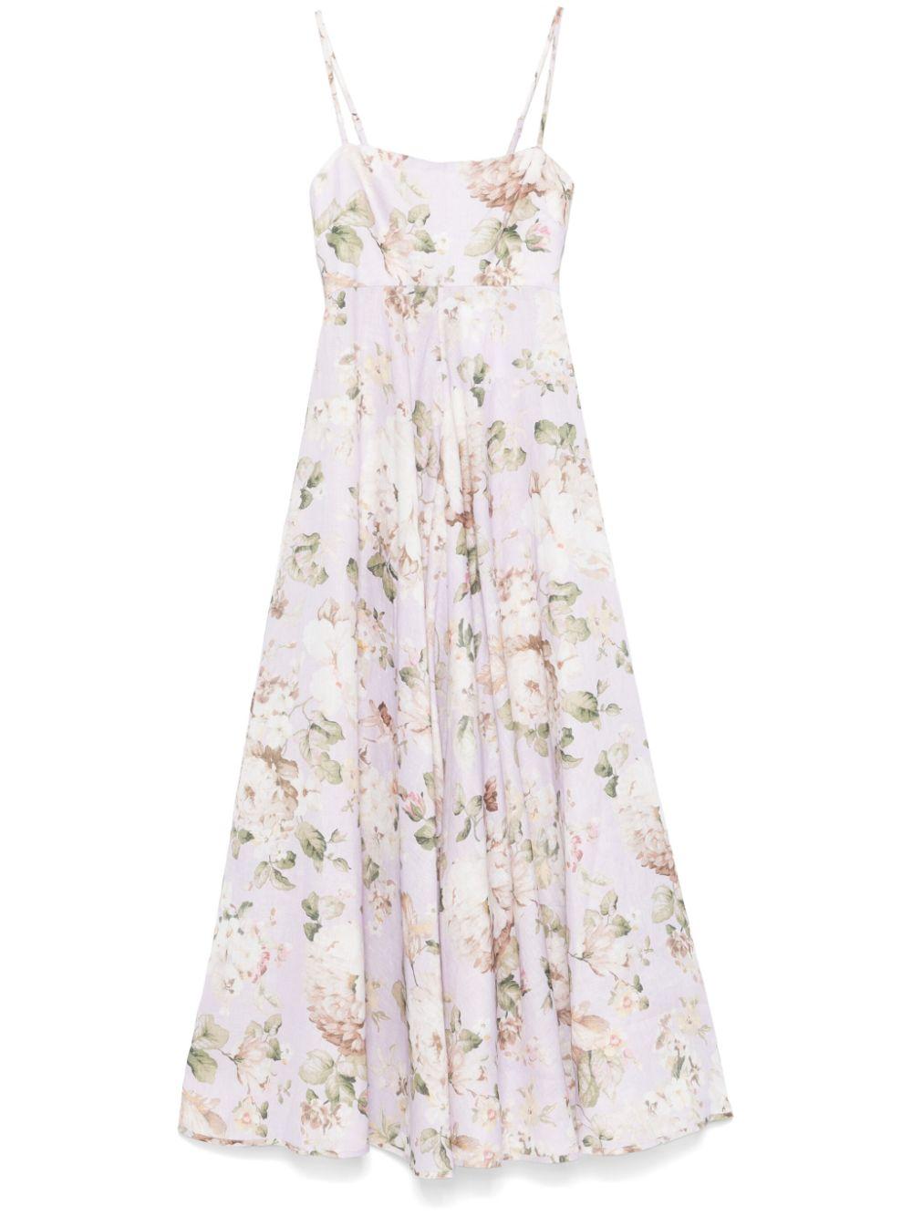 Acacia midi dress<BR/><BR/><BR/> 3115DRS252 LIF ZIMMERMANN 