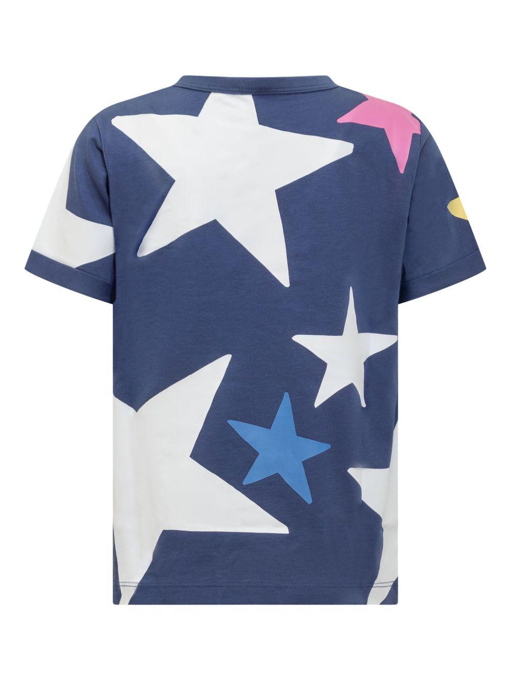 Star Print T-Shirt TX8B41 Z0913667MC STELLA McCARTNEY KIDS 