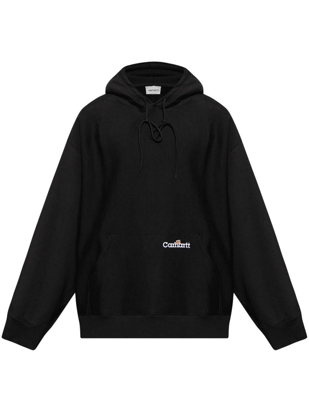 Hooded Label Script Sweat I034430 Hooded Label Script Sweat89.XX CARHARTT WIP 