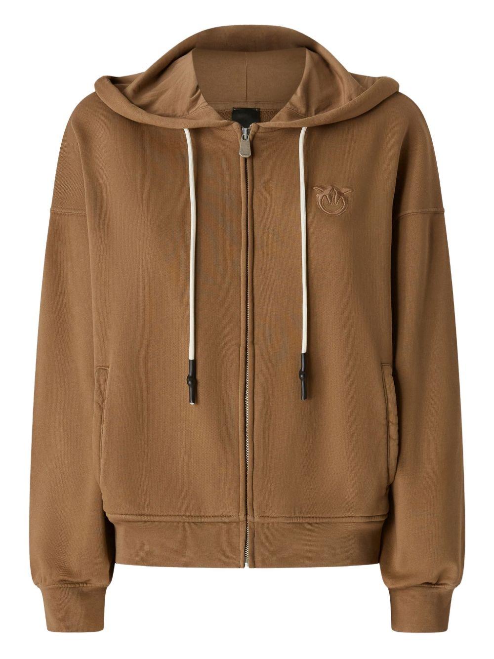 Zipped hoodie 105509 A2RBM10 PINKO 