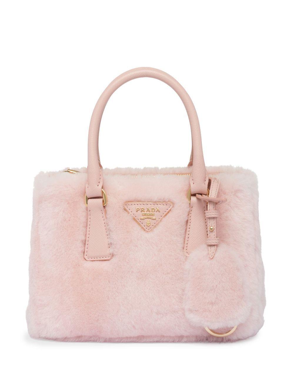 Galleria shearling mini bag 1BA906 2ECYF0615 PRADA 