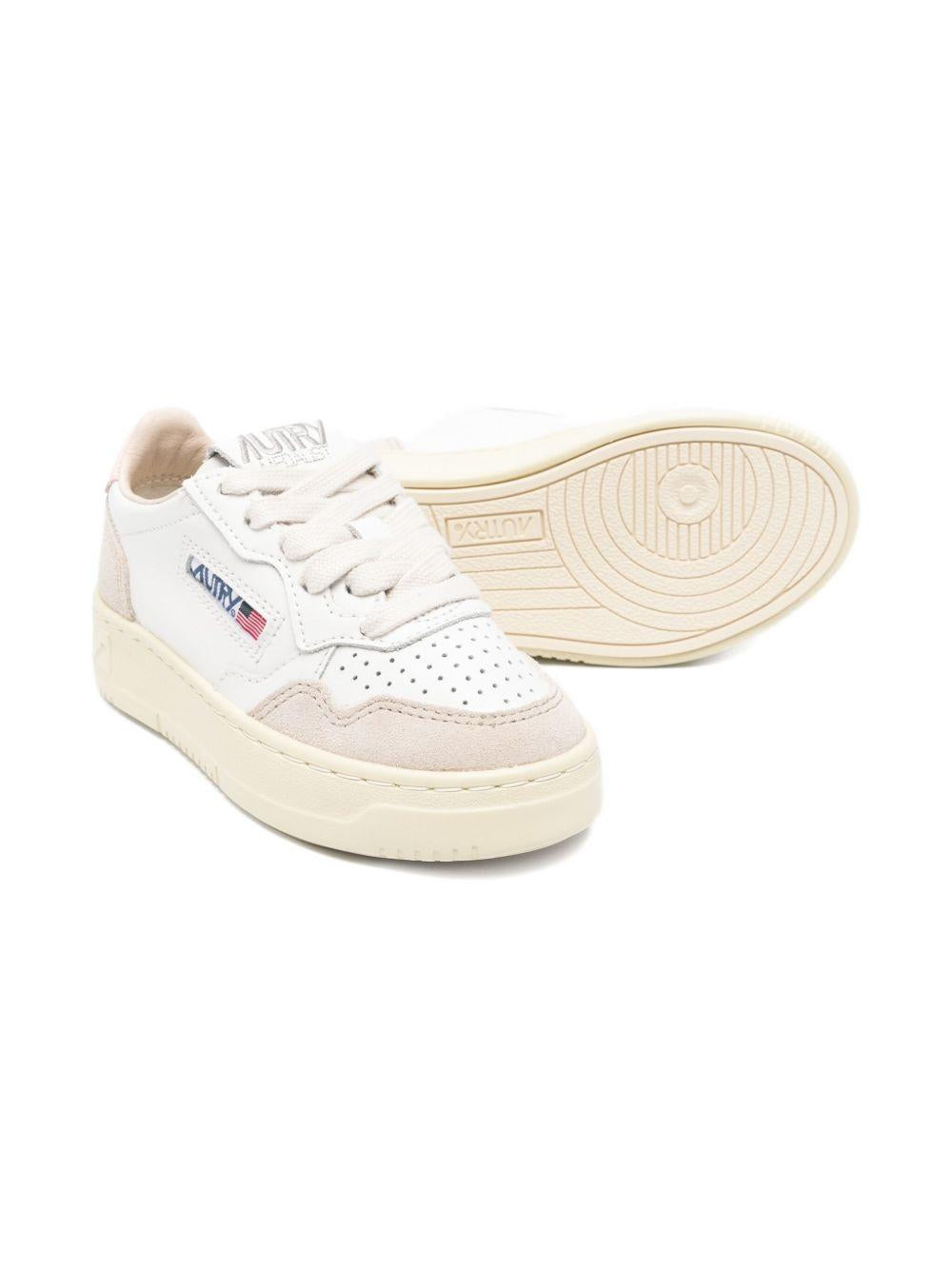 MEDALIST KIDSTRIPES LOW SNEAKERS KULK FS05WHITE/ CREOLE PINK AUTRY KIDS 