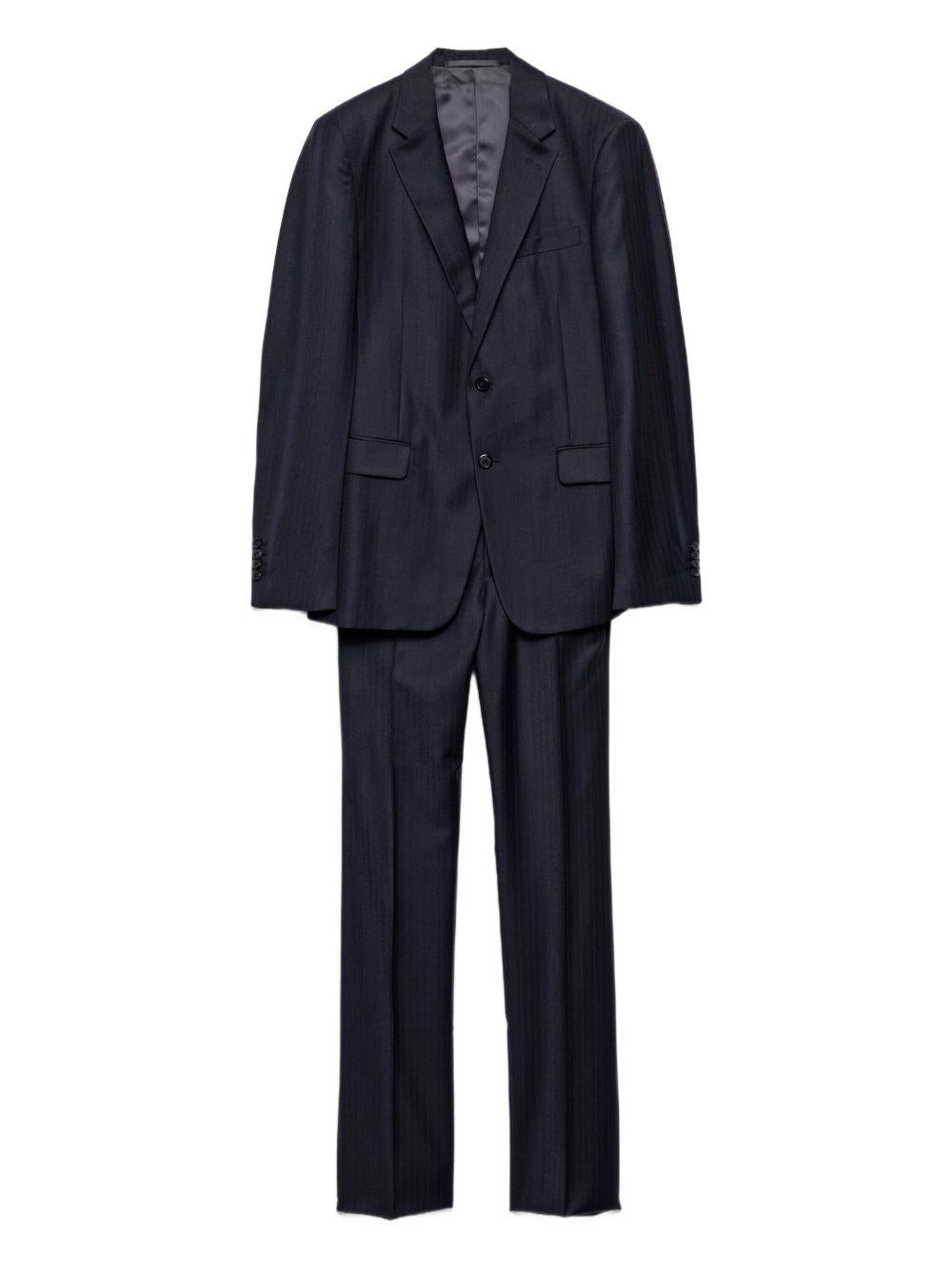 Single-breasted wool and mohair tuxedo UAF42017TC SOOOF0008 PRADA 