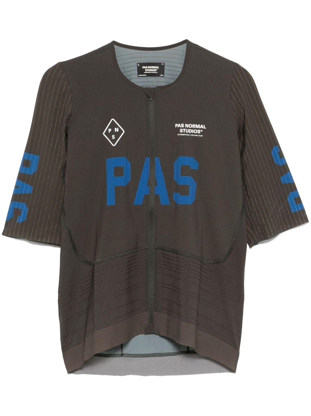 Zip performance T-shirt MB4301AI DARK OLIVE PAS NORMAL STUDIOS 