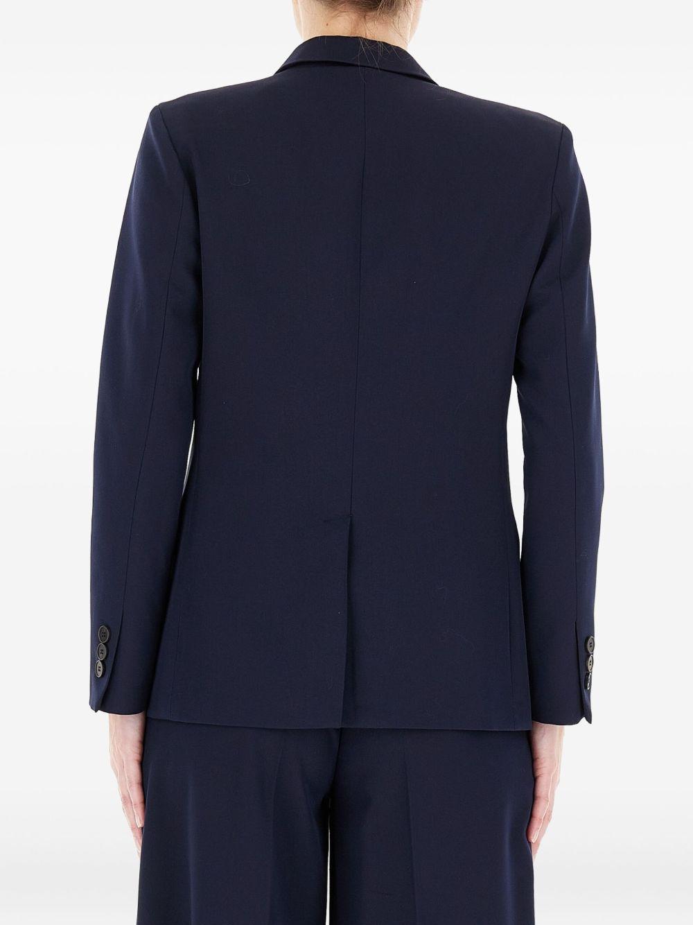 single-button lined blazer TD0292 BLUSCURO VICOLO 