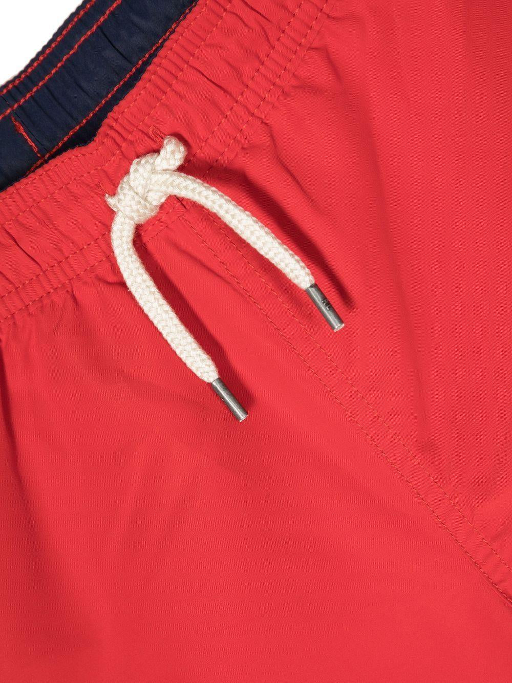 Red Polo Pony swim shorts 323905345001 RL 2000 RED POLO RALPH LAUREN KIDS 