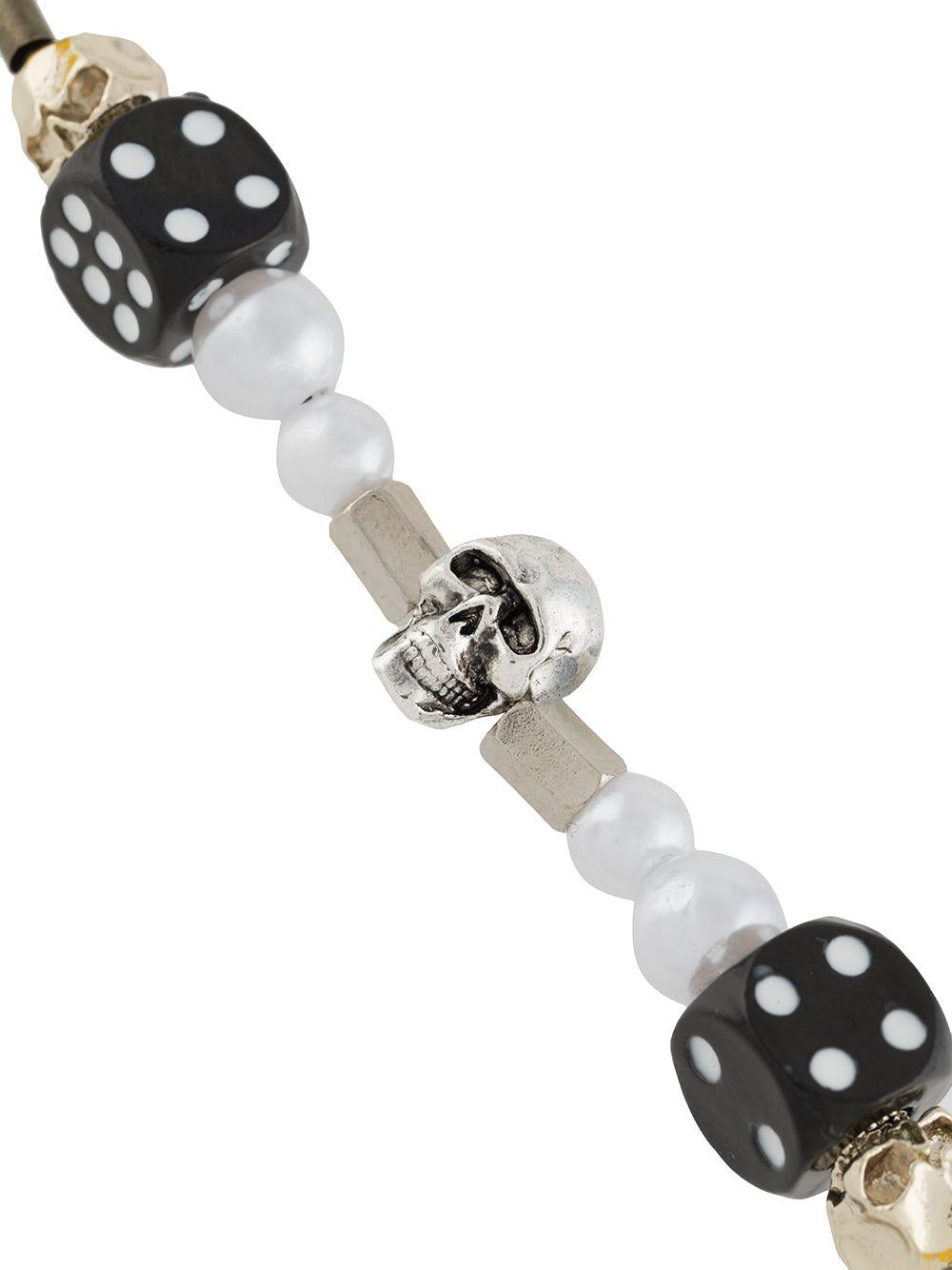Necklace with pearl details and smiles EVAE NECKLACE YELLOW *EVAE+ 
