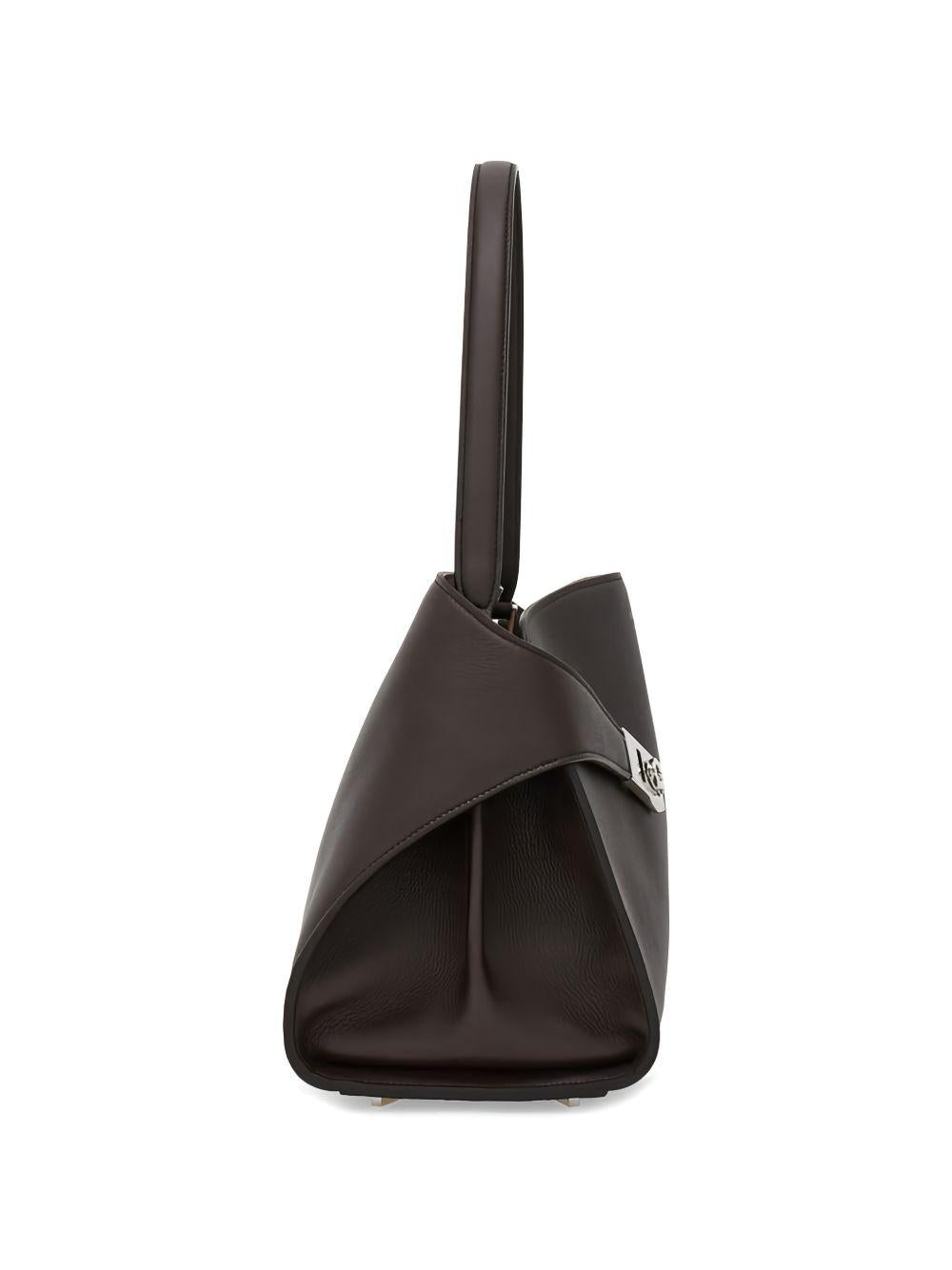 Hug soft two-tone shoulder bag 219816 HUG SH S 795204TESTA DI MORO FERRAGAMO 