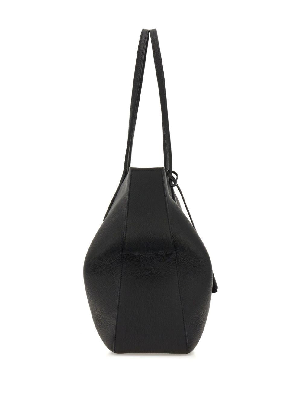 Leather tote bag<BR/><BR/><BR/> STAR TOTE M 779336NERO FERRAGAMO 
