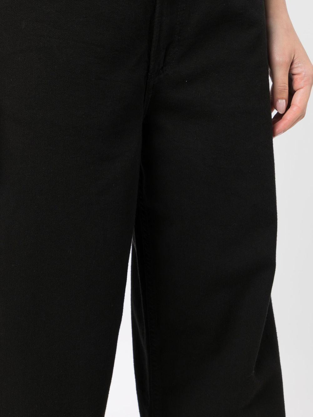 Logan wide-leg trousers WDD22H2935STBL BLACK RAG & BONE 