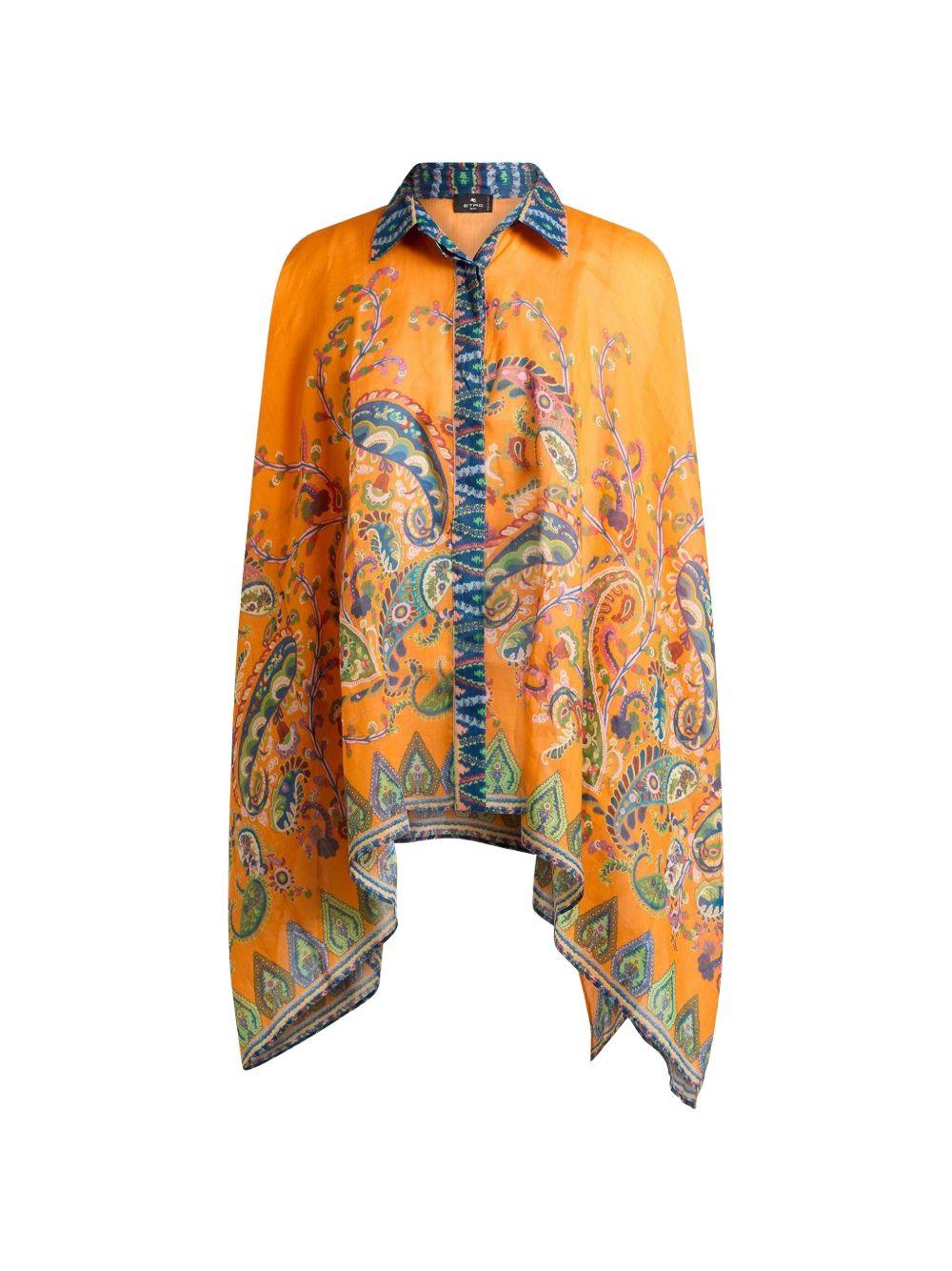Printed ramie blouse WRPA0031 AKF35X0852 ETRO 