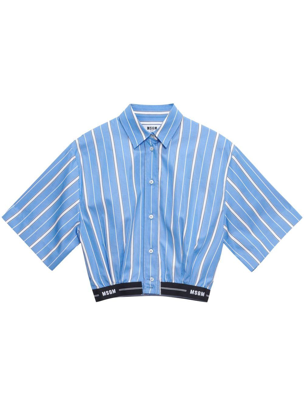 Crop shirt 3841MDE18 25711785 MSGM 