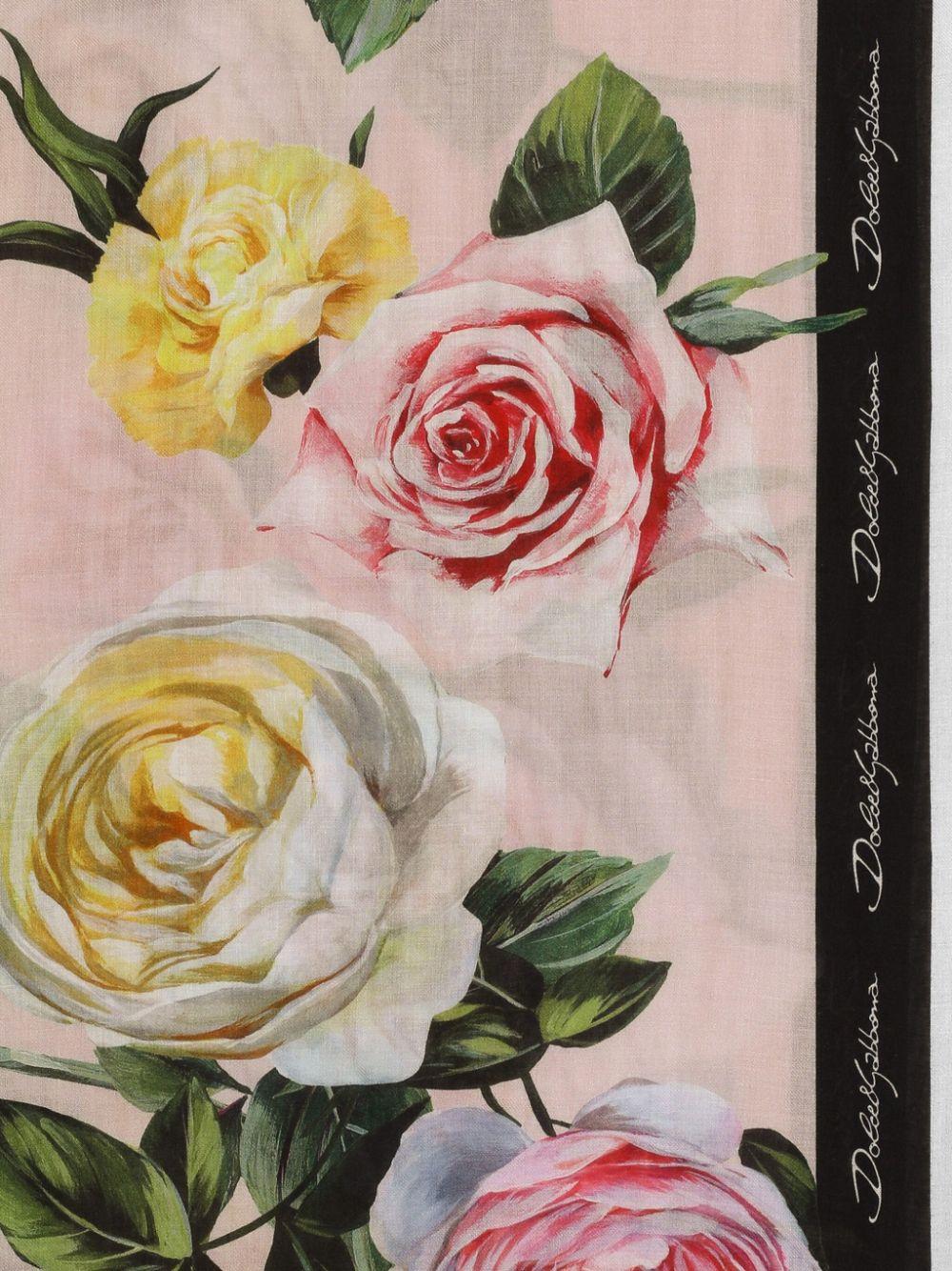 Floral print scarf FS184A GDCUPHF5IY DOLCE & GABBANA 