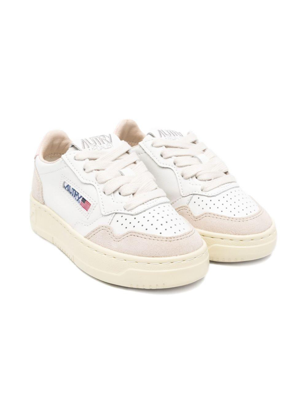 MEDALIST KIDSTRIPES LOW SNEAKERS KULK FS05WHITE/ CREOLE PINK AUTRY KIDS 