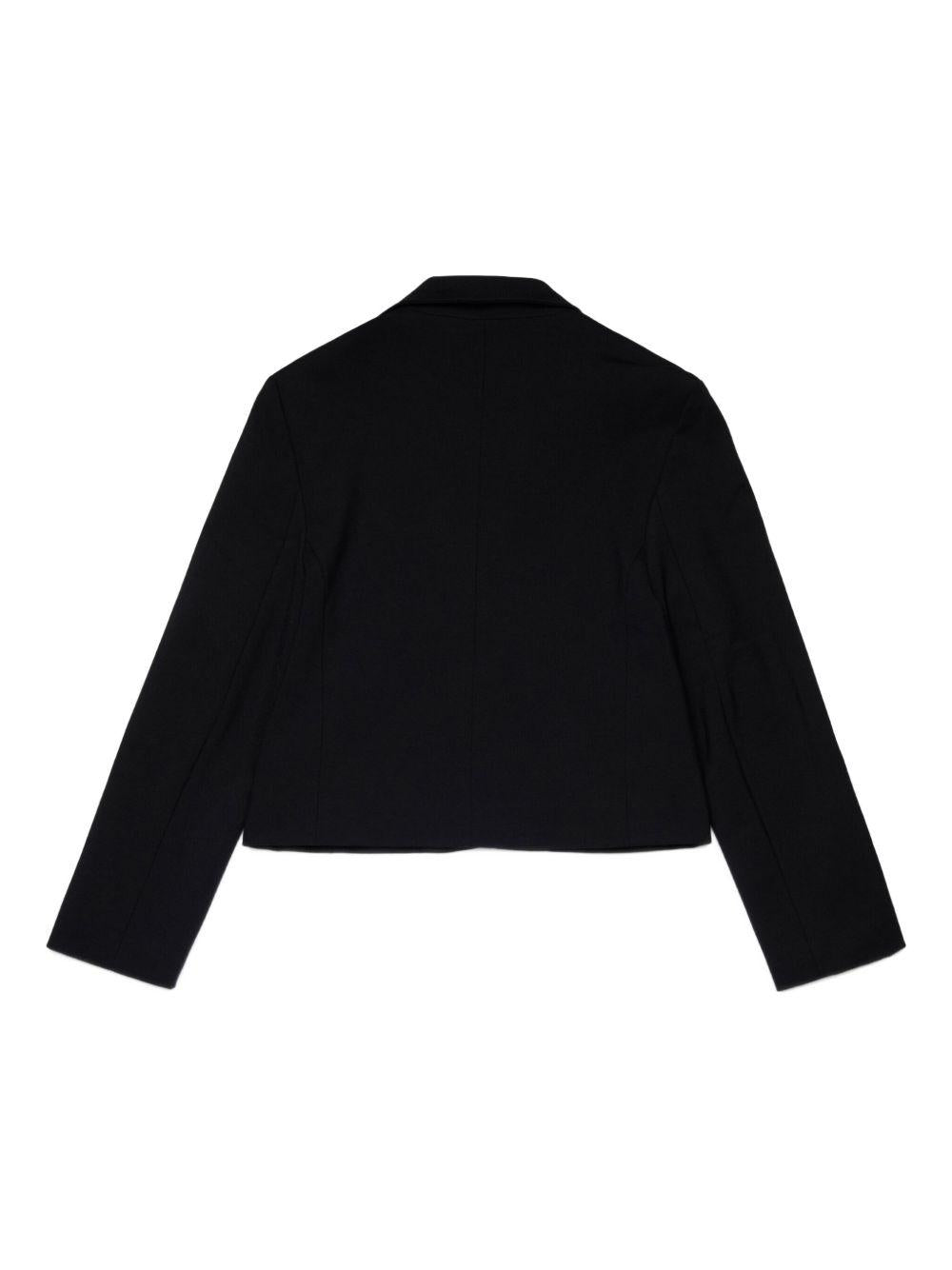 Cropped blazer with welt pockets J02646 KYATEK900 DIESEL KIDS 