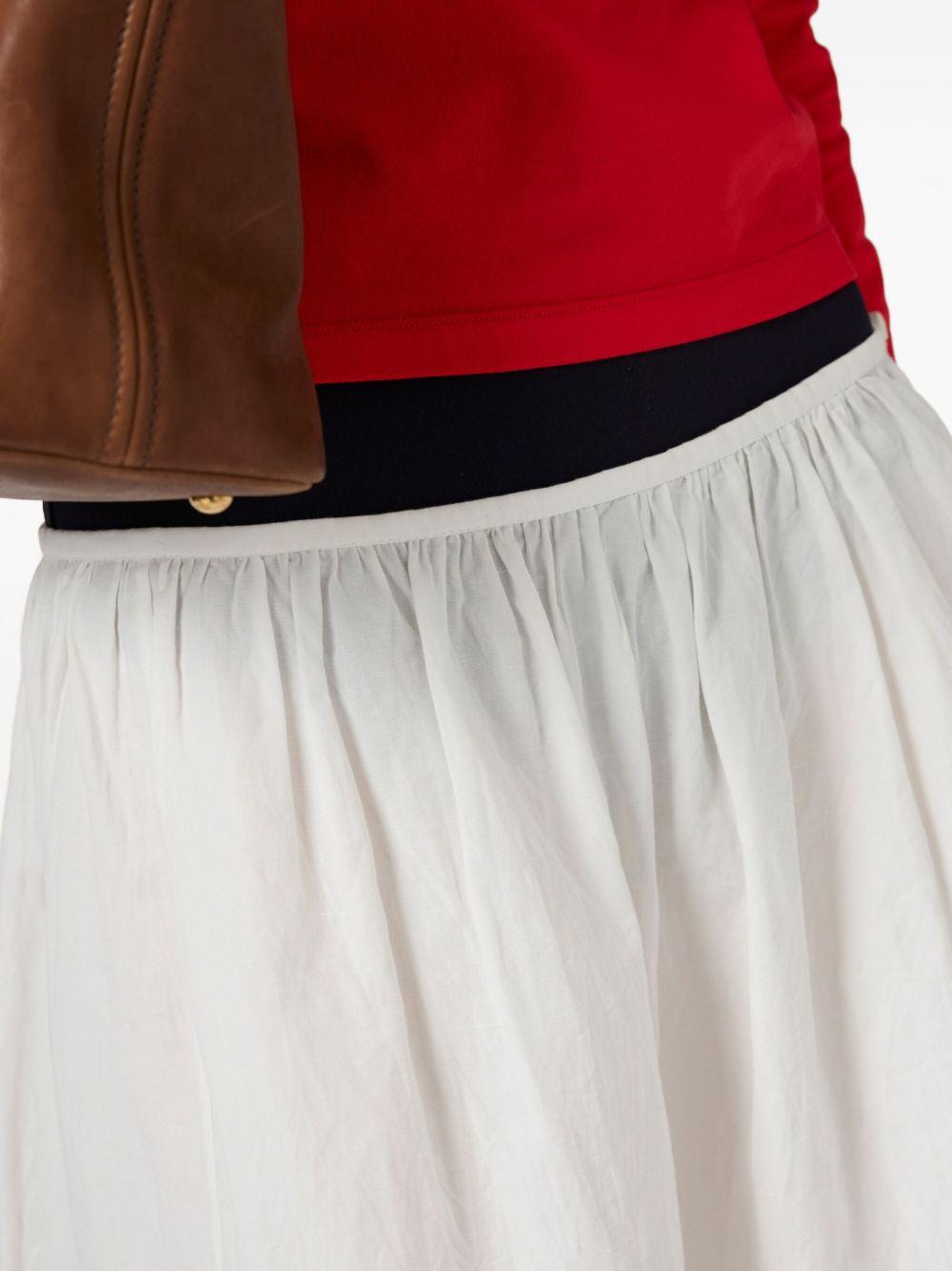 80% Cotton; 20% Linen MG2425 163MF0009 MIU MIU 