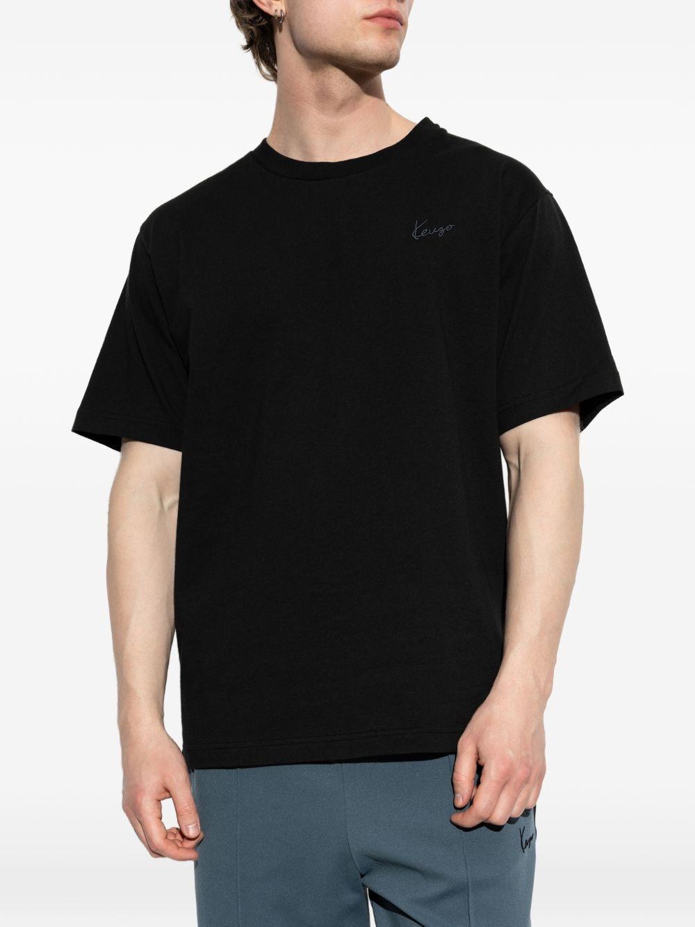 T-shirt with tone-on-tone logo FG65TS2854SG 99J KENZO 