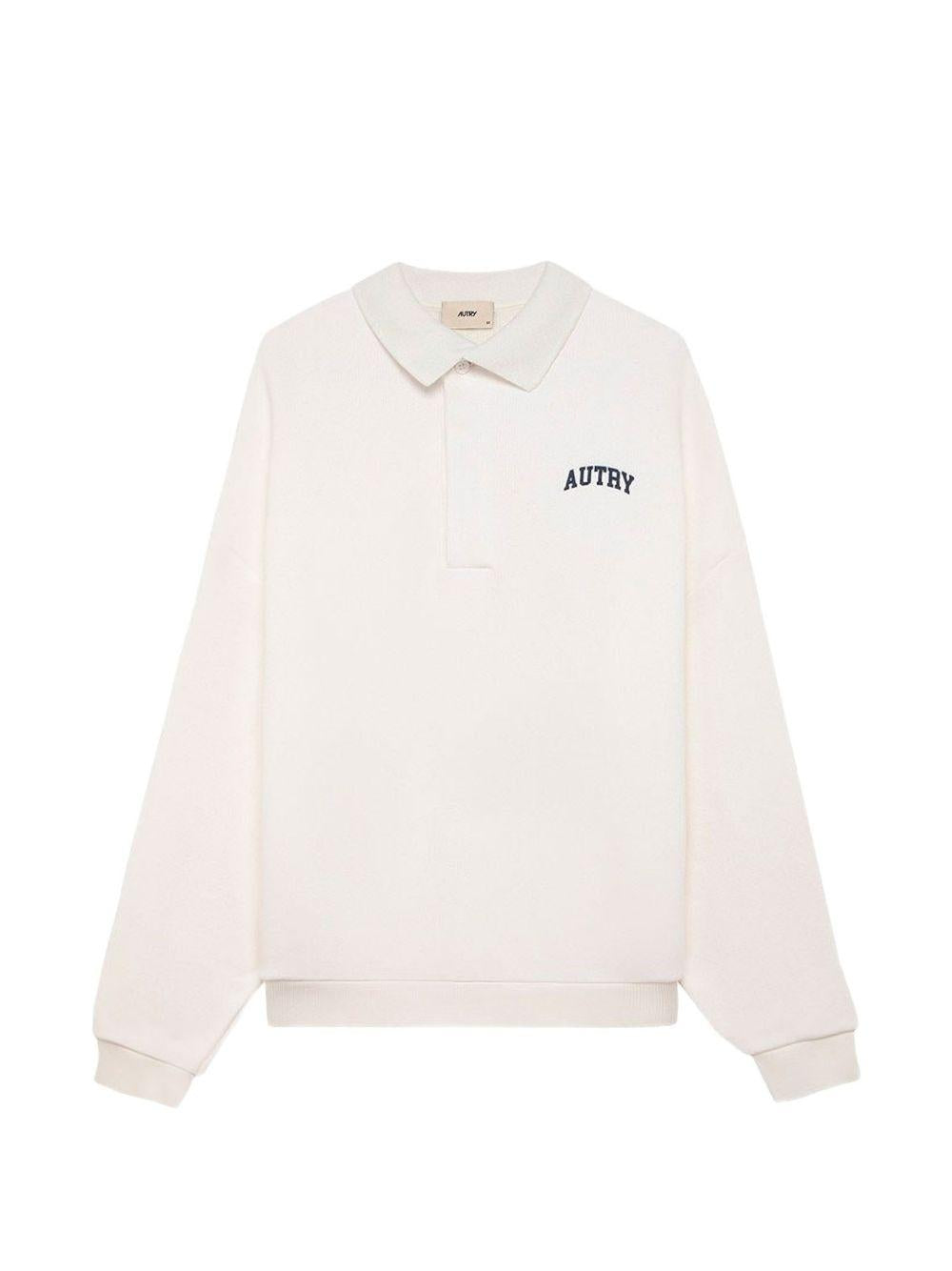 POLO SWEATSHIRT SWPX 034WJERSEY WHITE AUTRY 