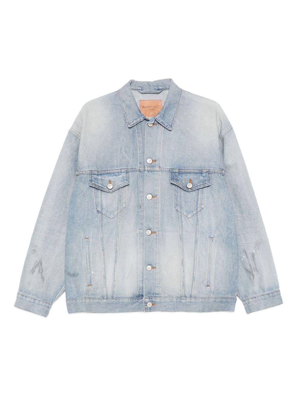 oversized denim jacket 861410 TTWB14009 BALENCIAGA 