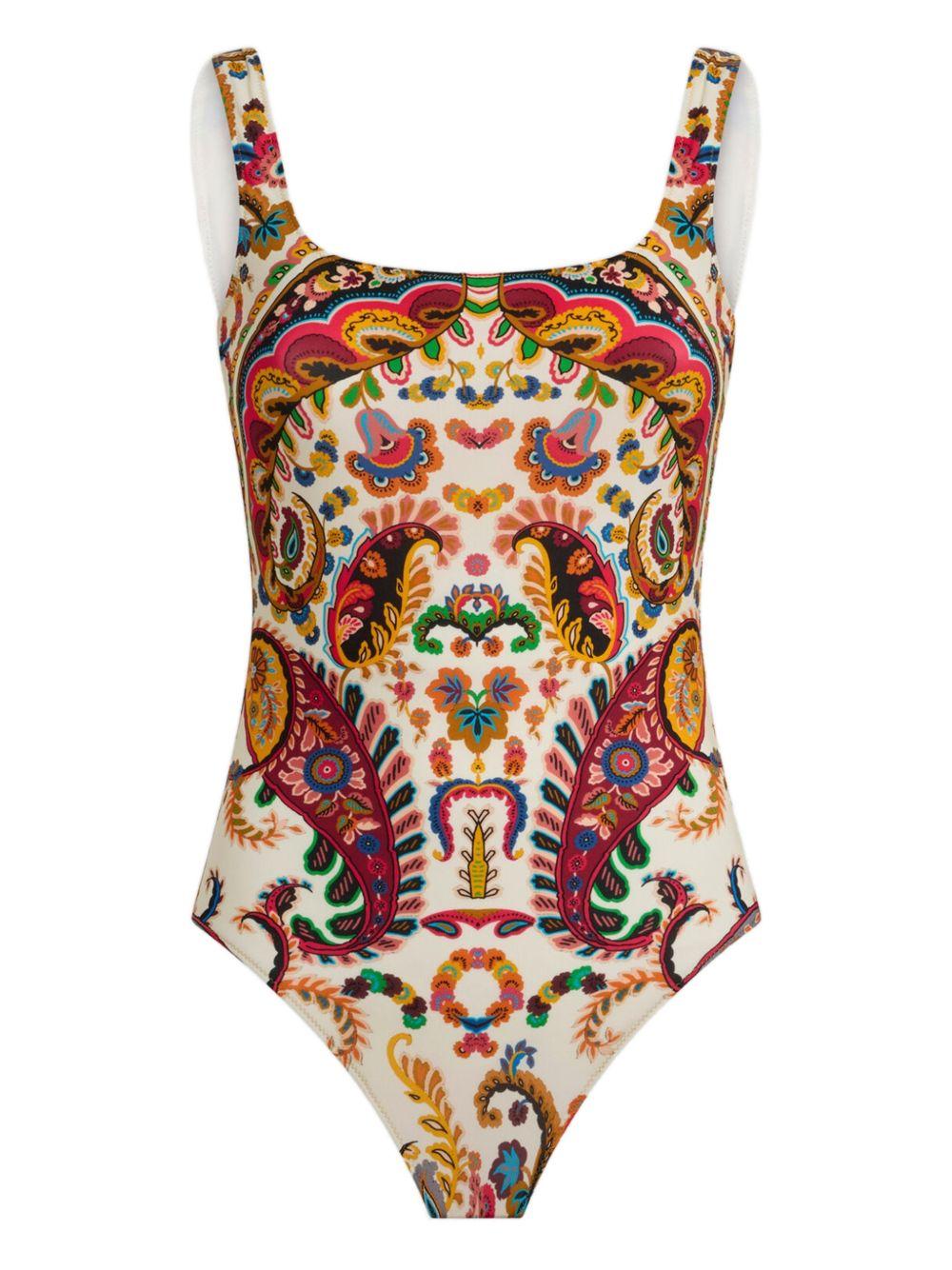 FLORAL PAISLEY ONE-PIECE SWIMSUIT WRPB0010 AKF28X0800 ETRO 
